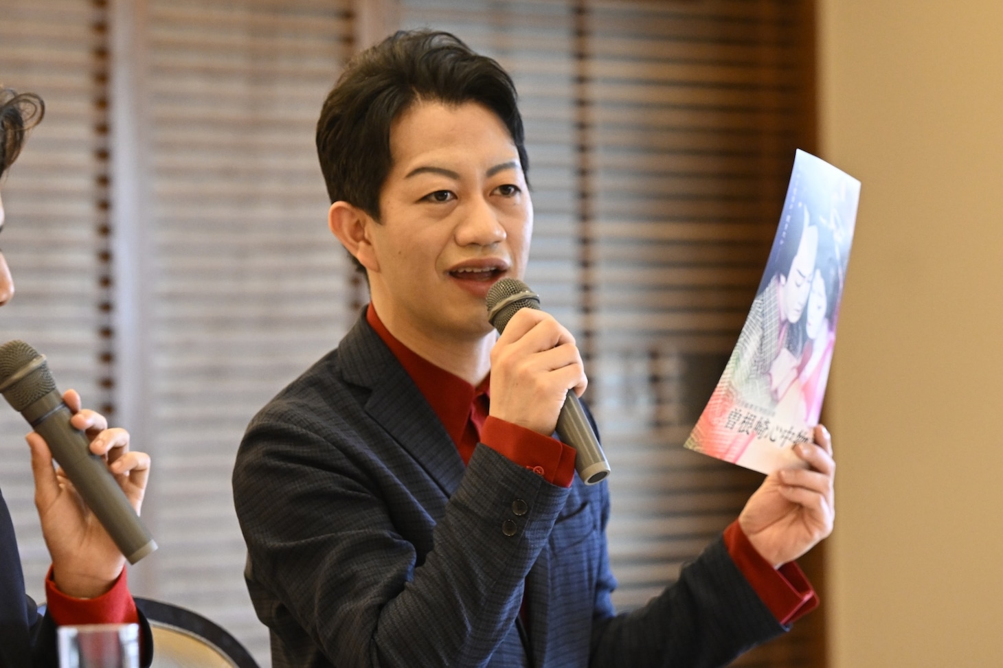 「曽根崎心中物語」取材会より、中村壱太郎。