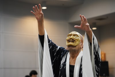 Orchardシリーズ K-BALLET Opto「踊る。遠野物語」稽古の様子。