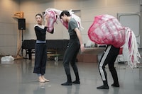 Orchardシリーズ K-BALLET Opto「踊る。遠野物語」稽古の様子。