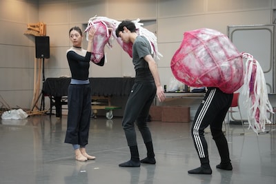 Orchardシリーズ K-BALLET Opto「踊る。遠野物語」稽古の様子。