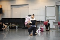 Orchardシリーズ K-BALLET Opto「踊る。遠野物語」稽古の様子。