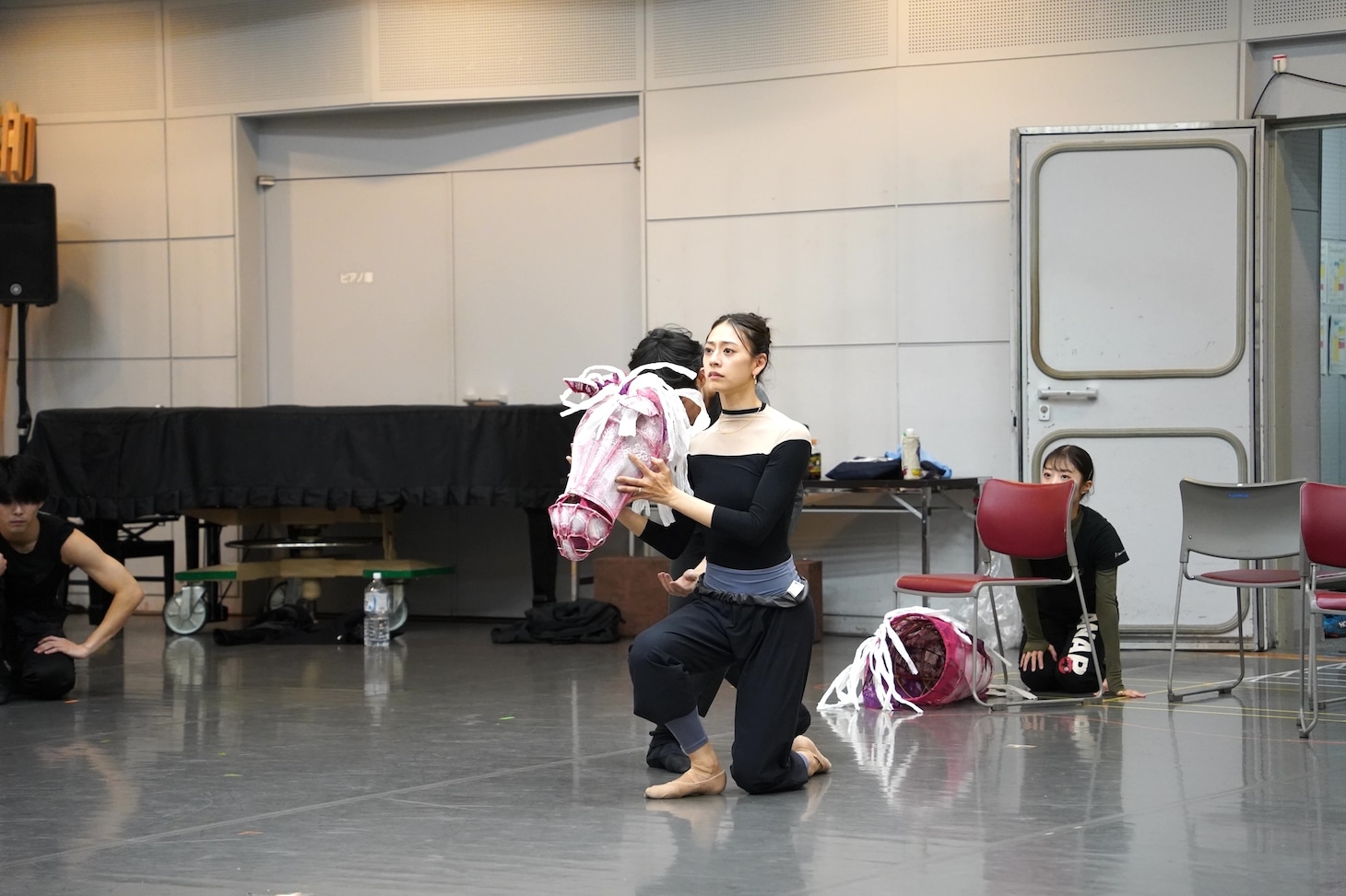 Orchardシリーズ K-BALLET Opto「踊る。遠野物語」稽古の様子。