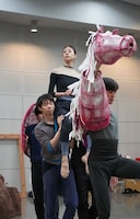 Orchardシリーズ K-BALLET Opto「踊る。遠野物語」稽古の様子。