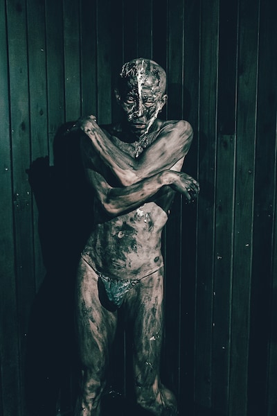 燦然CAMP舞踏公演「火／形象」ビジュアル（撮影：腰山大雅）