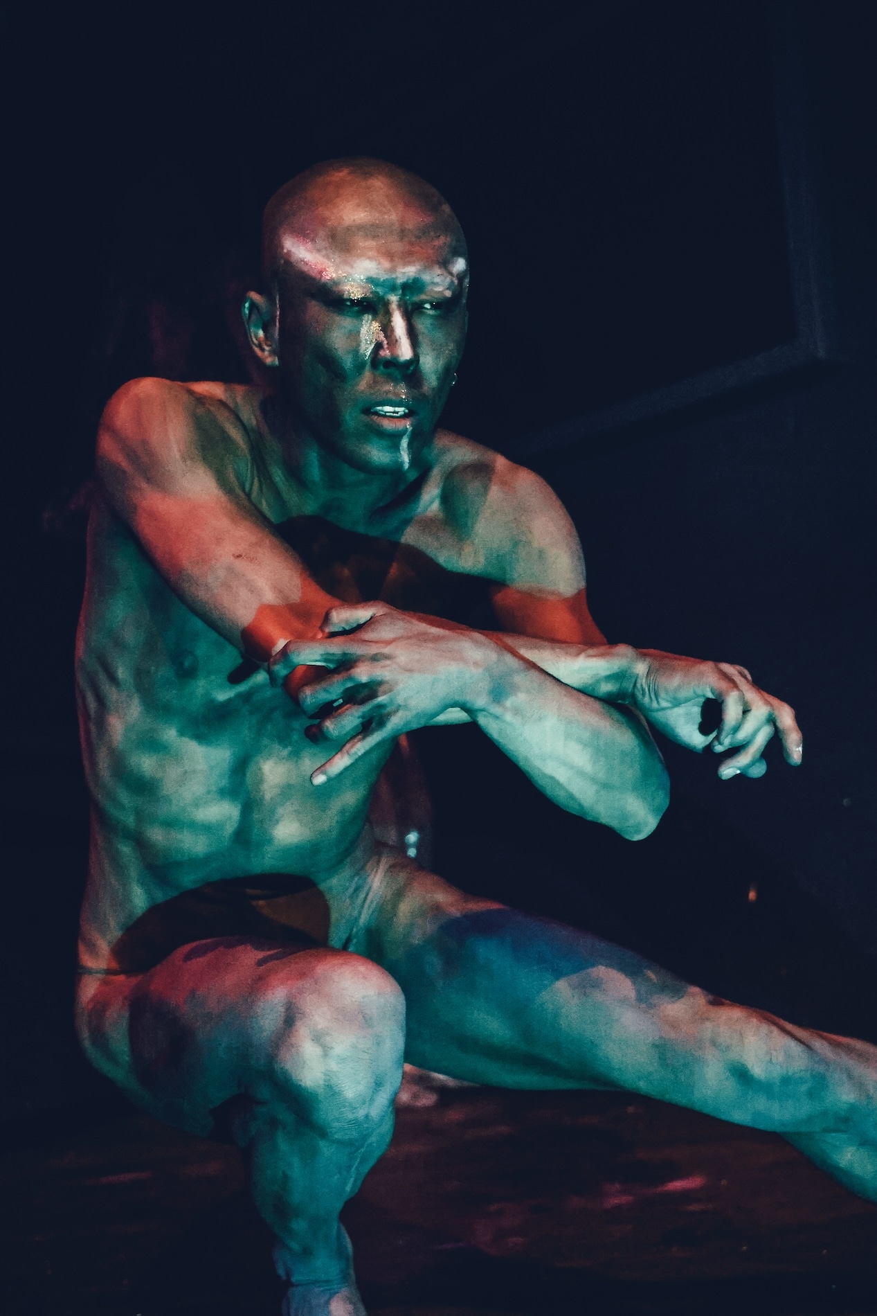 燦然CAMP舞踏公演「火／形象」ビジュアル（撮影：腰山大雅）