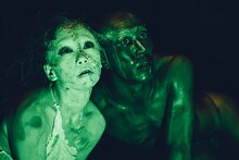 燦然CAMP舞踏公演「火／形象」ビジュアル（撮影：腰山大雅）