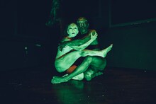 燦然CAMP舞踏公演「火／形象」ビジュアル（撮影：腰山大雅）