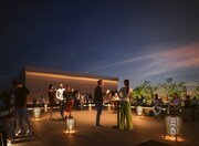 DRUM TAO THEATER KYOTOルーフトップのイメージ。