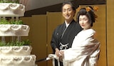 2025年6月に結婚式を挙げた中村七之助（左）と杏奈氏（右）。