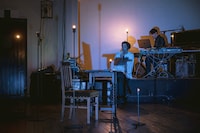 「Mirai Moriyama x Marihiko Hara Live in Progress」より。（Photo: Yoshikazu Inoue）