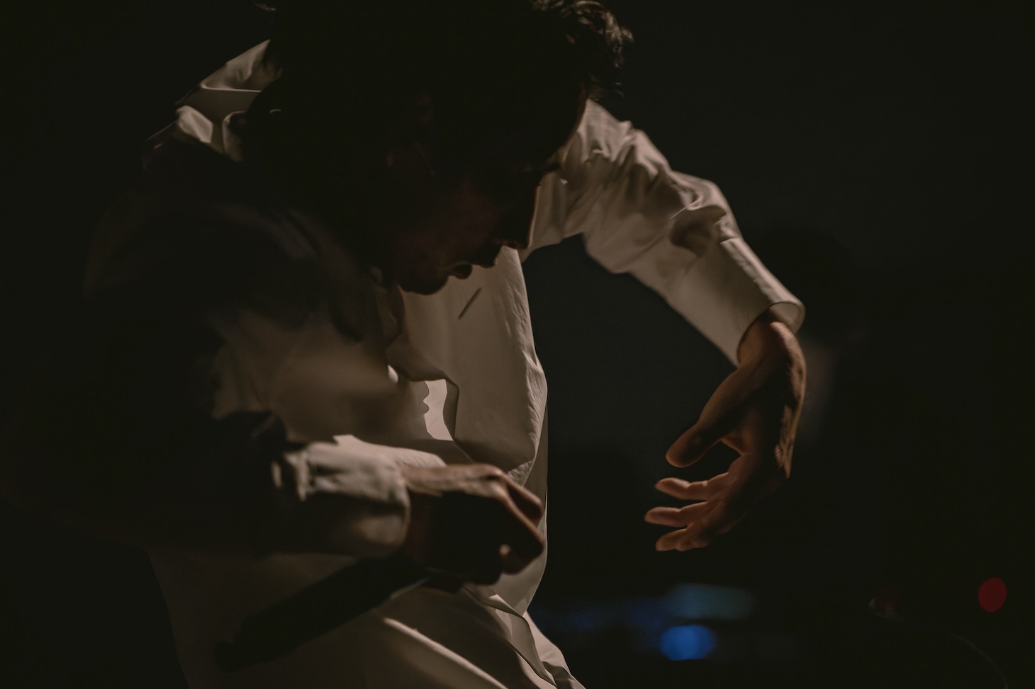 「Mirai Moriyama x Marihiko Hara Live in Progress」より。（Photo: Yoshikazu Inoue）