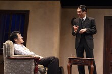 劇団チョコレートケーキ「三人の密偵」より「IGNITION」の様子。