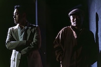 劇団チョコレートケーキ「三人の密偵」より「導火線」の様子。