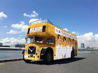 「年忘れにっぽんの歌」特別仕様ロンドンバス©テレビ東京