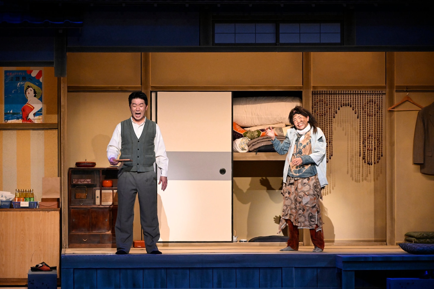 「初笑い！ 松竹新喜劇 新春お年玉公演」Bプロ「淡路島 ふる里の橋」より。