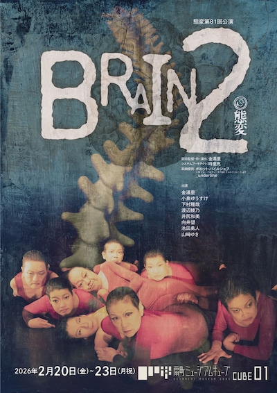 態変 第81回公演「BRAIN 2」チラシ表
