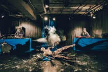 燦然CAMP舞踏公演「火／形象」より。（撮影：腰山大雅）