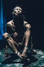 燦然CAMP舞踏公演「火／形象」より。（撮影：腰山大雅）