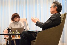 左から徳永京子、乗越たかお。