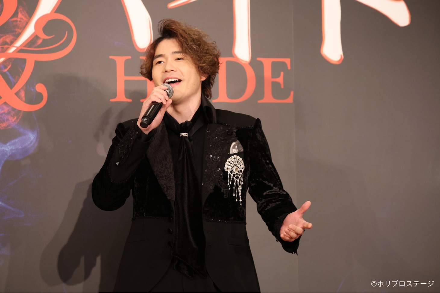 ミュージカル「ジキル＆ハイド」製作発表イベントより、佐藤隆紀。