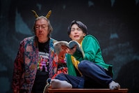 リーディングアクト「一富士茄子牛焦げルギー」2026年版より。（撮影：須佐一心）