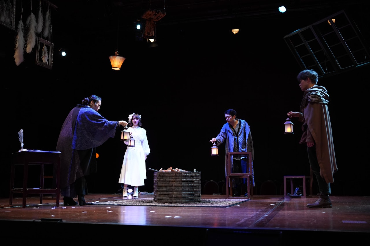 田中良子・村田洋二郎・相澤莉多・飯窪春菜が紡ぐ幻想劇「魔女の嘘と月の心音」開幕