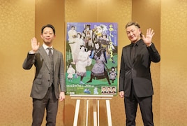 「あらしのよるに」8年ぶりの博多座公演に向けて、獅童と壱太郎が福岡に