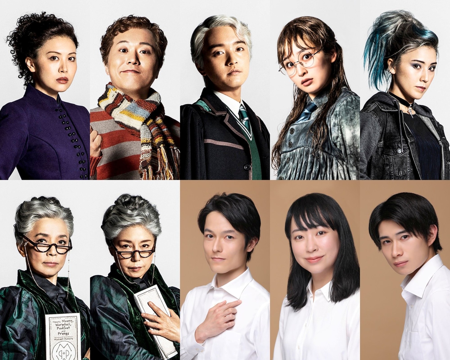 舞台「ハリー・ポッターと呪いの子」日本公演ラストイヤーに出演するキャスト。