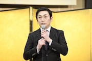 「第三十九回 四国こんぴら歌舞伎大芝居」取材会より、坂東亀蔵。