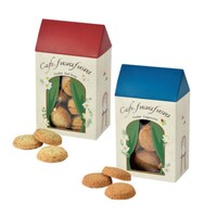 左から「クッキー／アールグレイ」「クッキー／カプチーノ」。