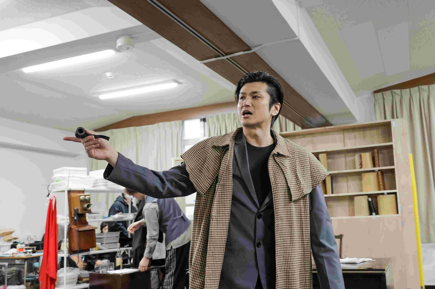 ミュージカル「最後の事件」稽古場の様子。（撮影：西村淳）