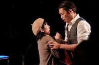 パンケーキの会 二本立て公演「ある夜をめぐって」、「エーリヒ・ケストナー～消された名前～」より。（撮影：ハマリュウノスケ）