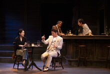 劇壇ガルバ 第7回公演「The Weir～堰～」より。（撮影：加藤孝）