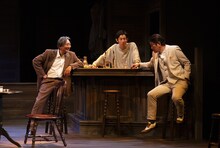 劇壇ガルバ 第7回公演「The Weir～堰～」より。（撮影：加藤孝）