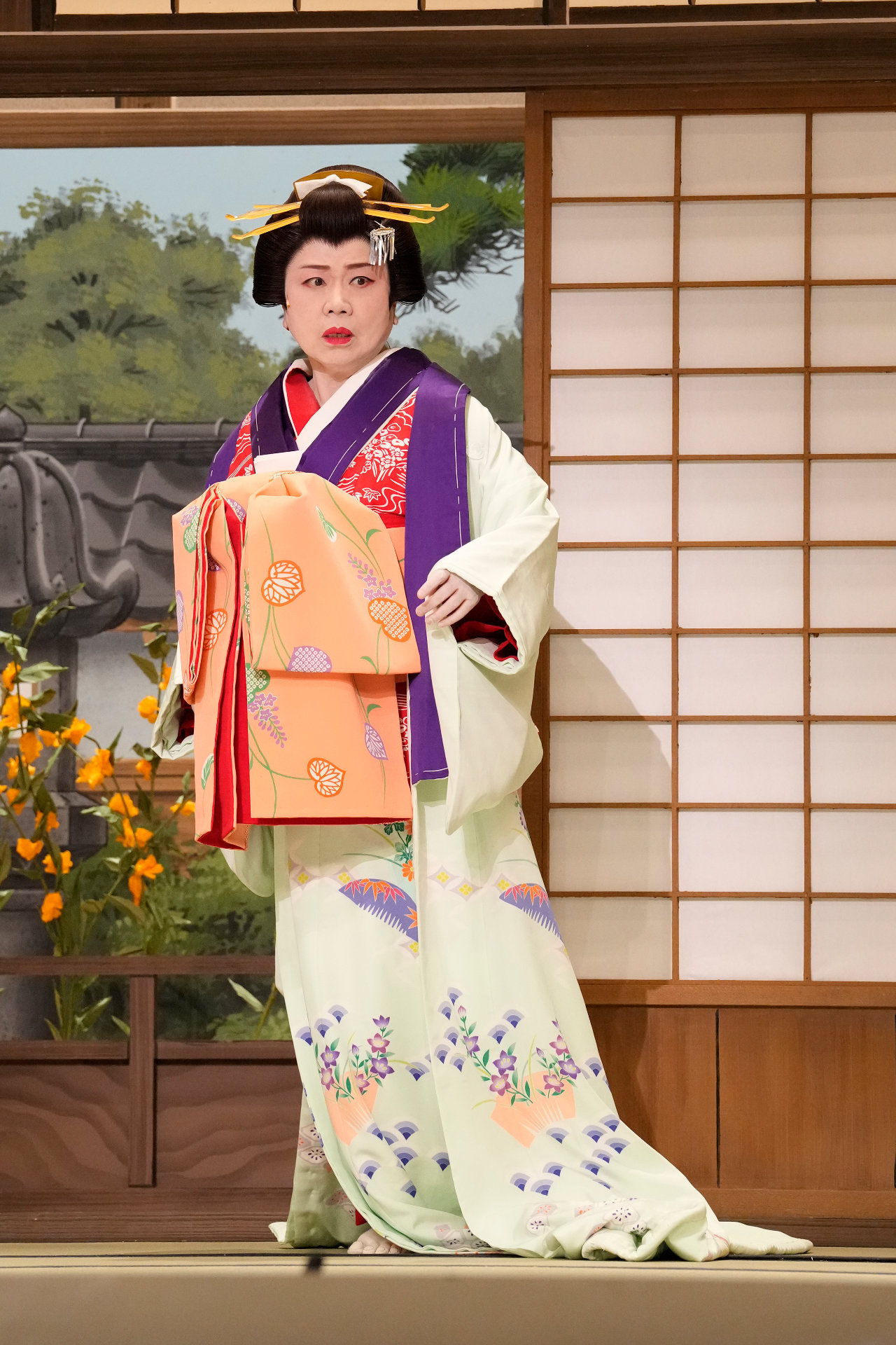 早春喜劇特別公演「お光とお紺～伊勢音頭 恋の絵双紙～」より。