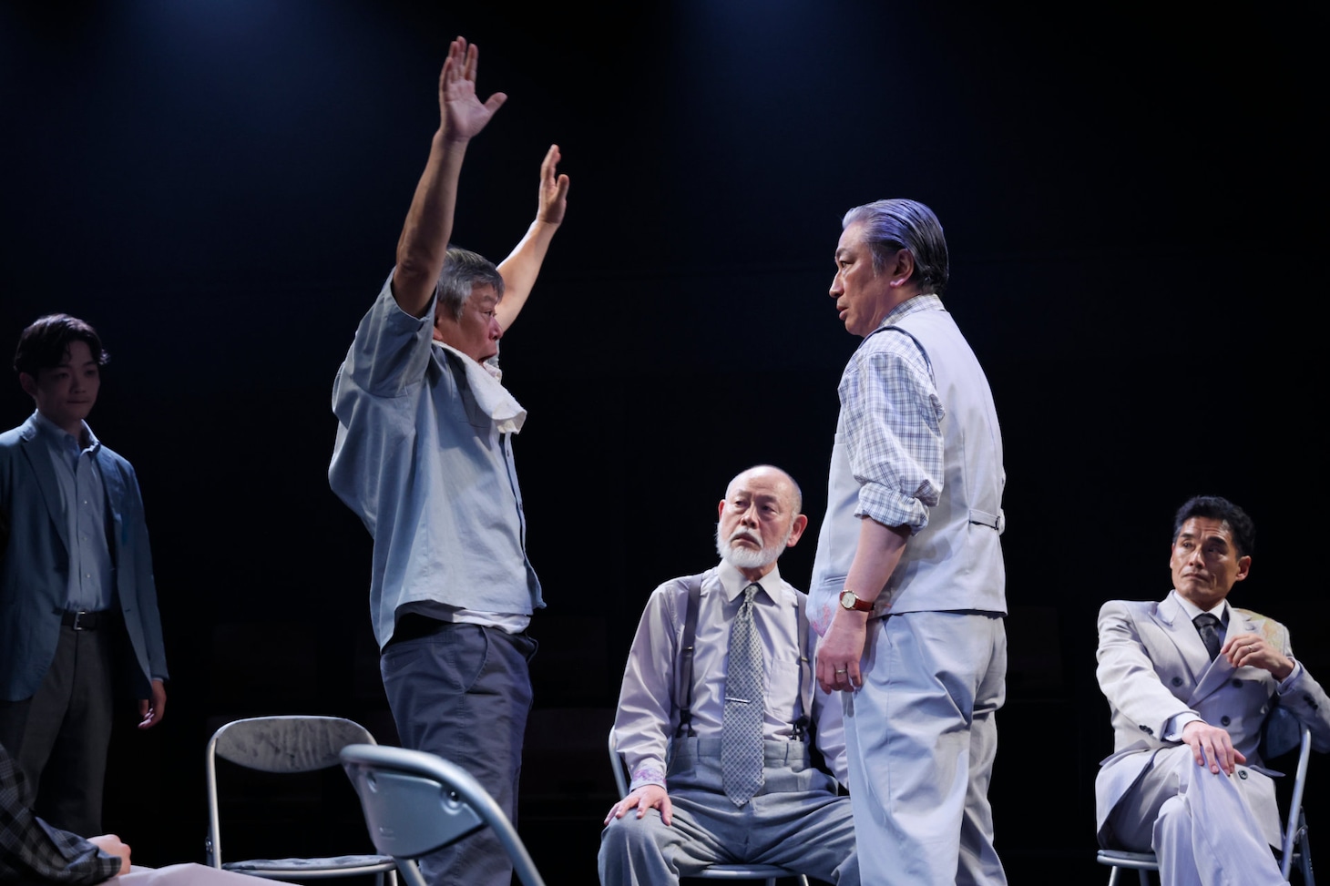 ASPイッツフォーリーズ公演 ミュージカル「十二人の怒れる男」より。