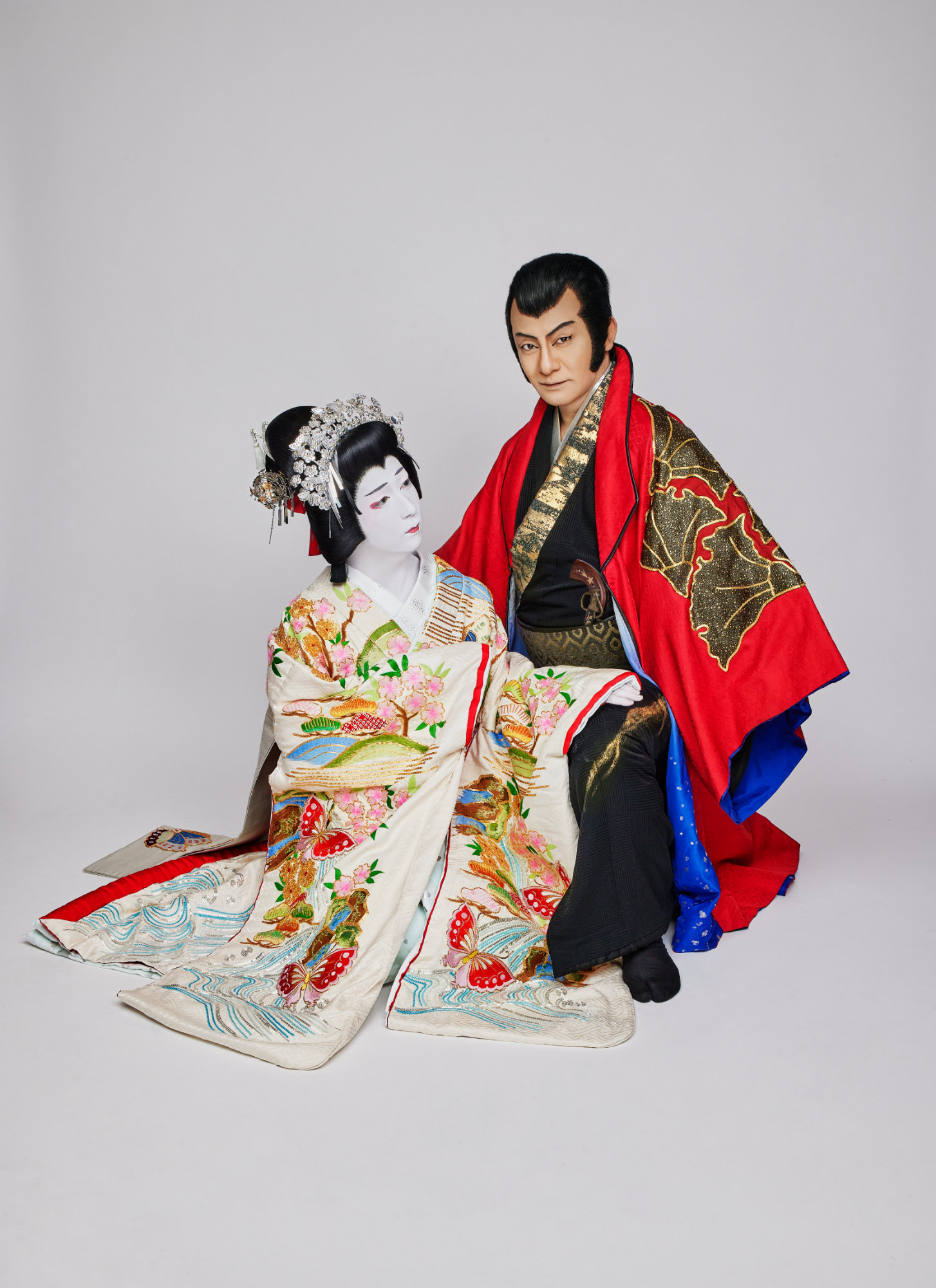 「流白浪燦星 碧翠の麗城」流白浪燦星＆瀬織姫の2ショットビジュアル。©モンキー・パンチ ©松竹