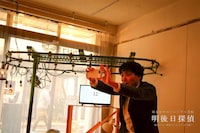 岡本セキユ★シングル芝居「明後日探偵」より。（撮影：古戸森陽乃）