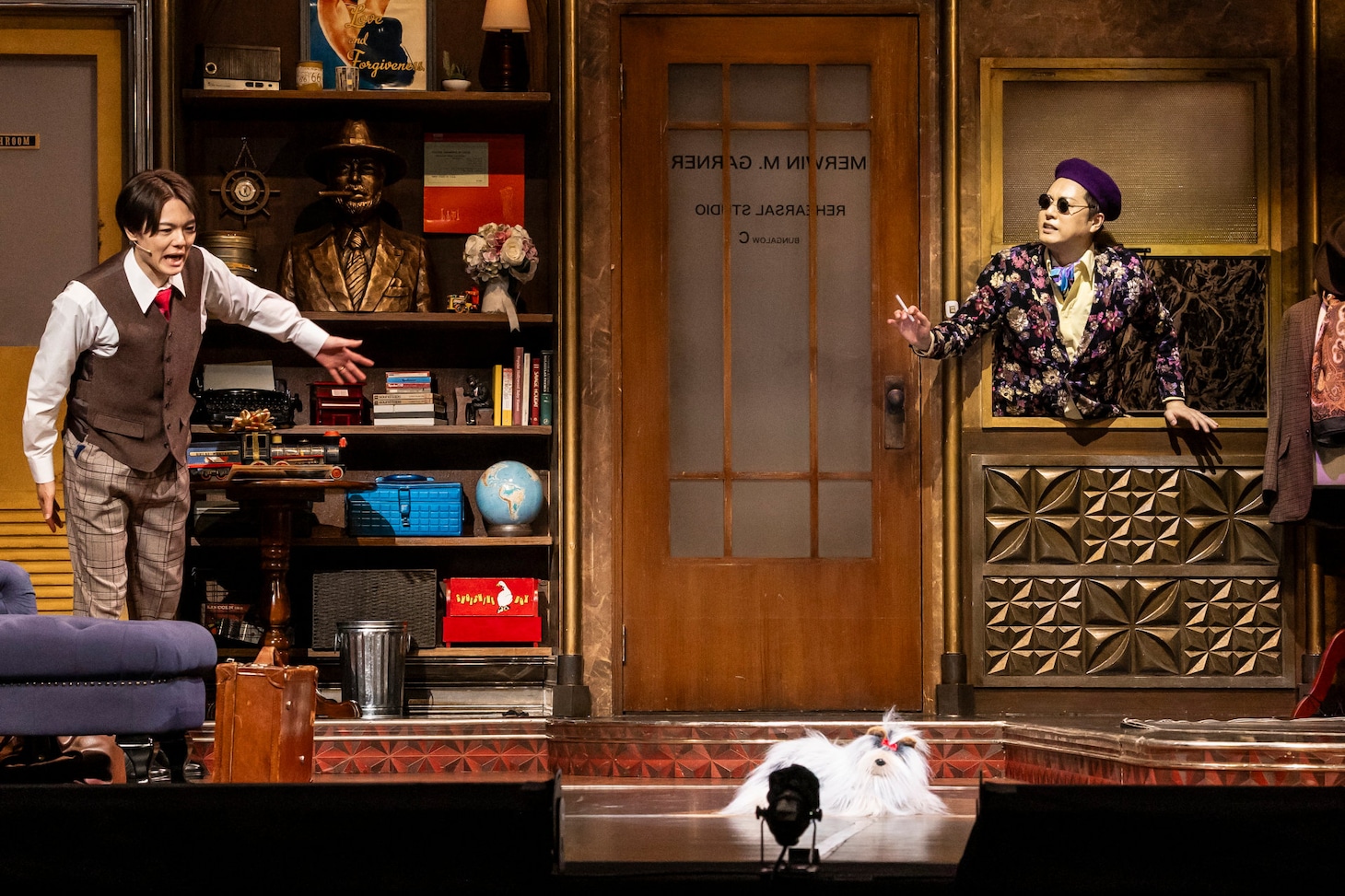 ミュージカル「ダブル・トラブル TAKE2～Hollywood Ending～」より。（撮影：岡千里）