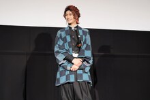 竈門炭治郎役の髙橋颯。