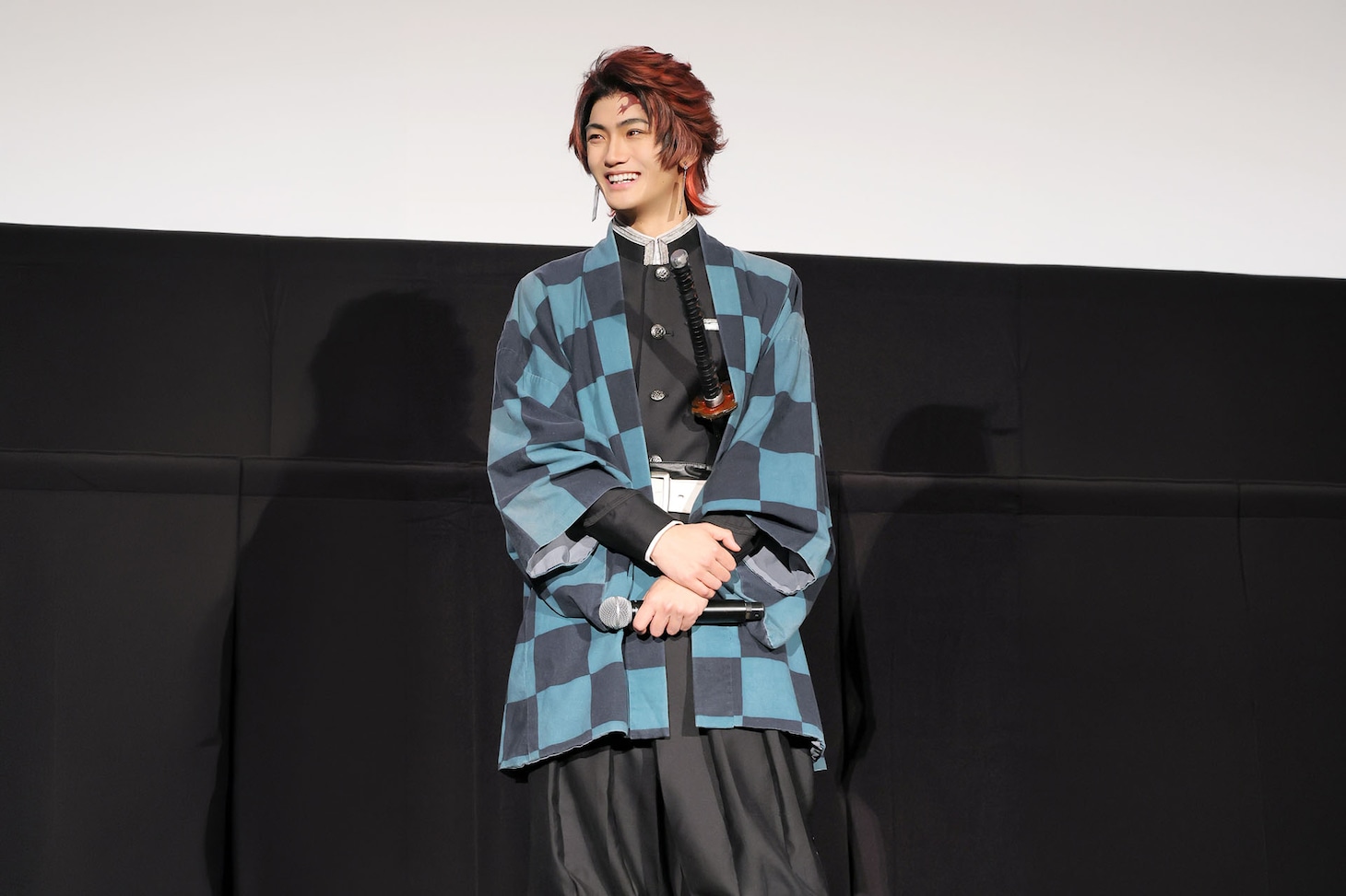 竈門炭治郎役の髙橋颯。