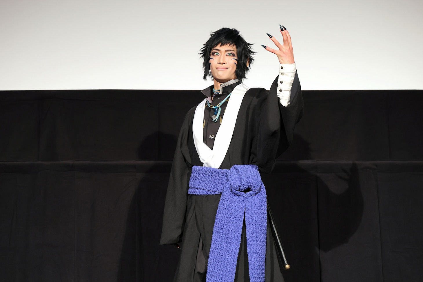 獪岳役の一色洋平。