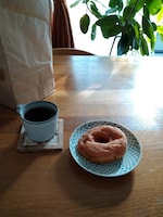 いただきもののヴィーガンドーナツ。おいしい。