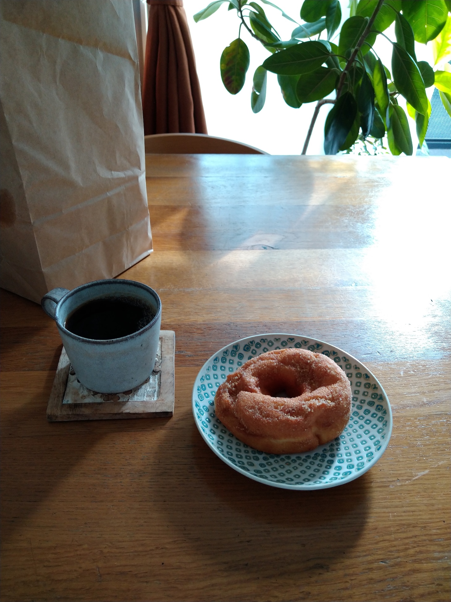 いただきもののヴィーガンドーナツ。おいしい。