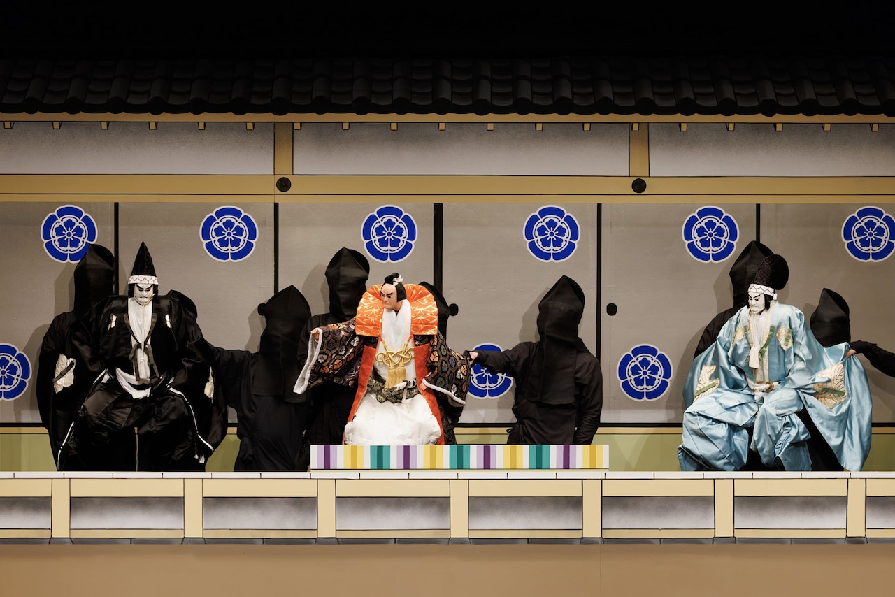 「国立劇場令和8年2月文楽公演」、第一部「『絵本太功記』安土城中の段」より。（提供：国立劇場 / 撮影：田口真佐美）