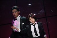 「つかこうへい十七回忌特別公演『熱海殺人事件』ラストメッセージ」チームユニコーンより。（Photo by RUP）