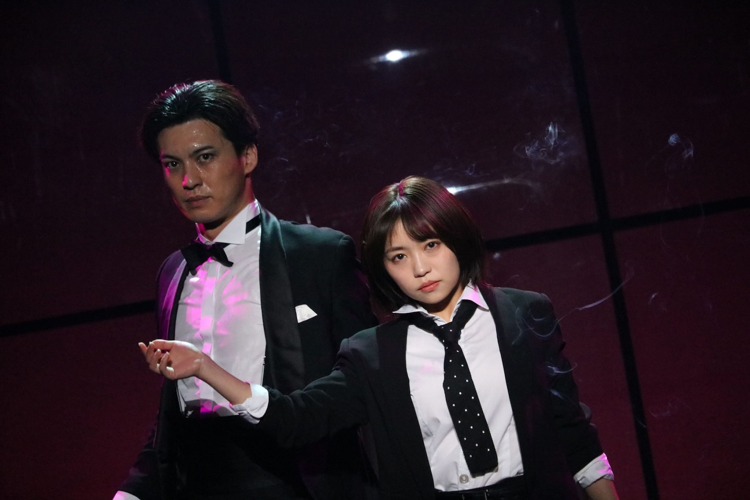 「つかこうへい十七回忌特別公演『熱海殺人事件』ラストメッセージ」チームユニコーンより。（Photo by RUP）