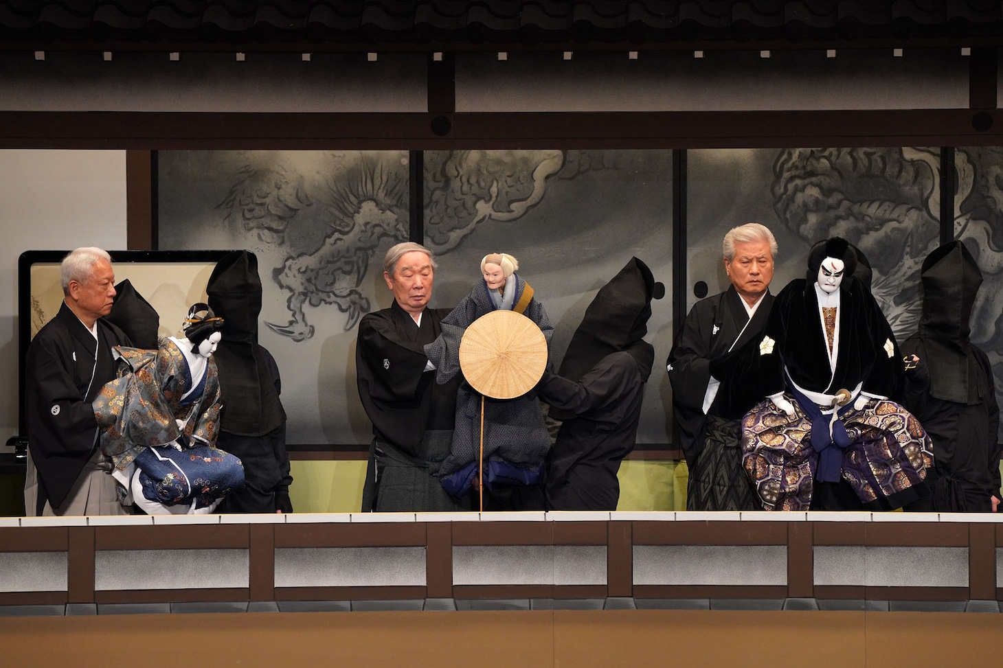 「国立劇場令和8年2月文楽公演」、第二部「『絵本太功記』妙心寺の段」より。（提供：国立劇場 / 撮影：小川知子）