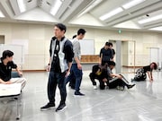 「流々転々 KOBE1942-1946」稽古の様子。（撮影：岩田えり）