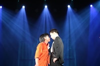 「つかこうへい十七回忌特別公演『熱海殺人事件』ラストメッセージ」チームユニコーンより。（Photo by RUP）